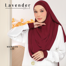 L12  Maroon Shawl